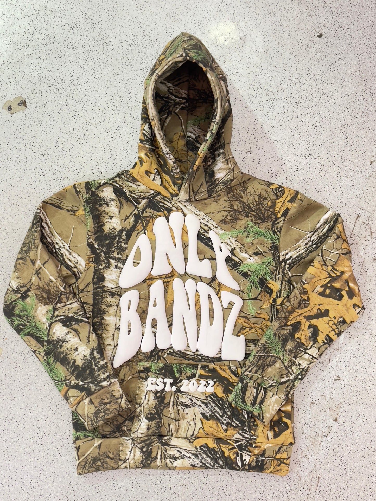 Only Bandz Camo Hoodie