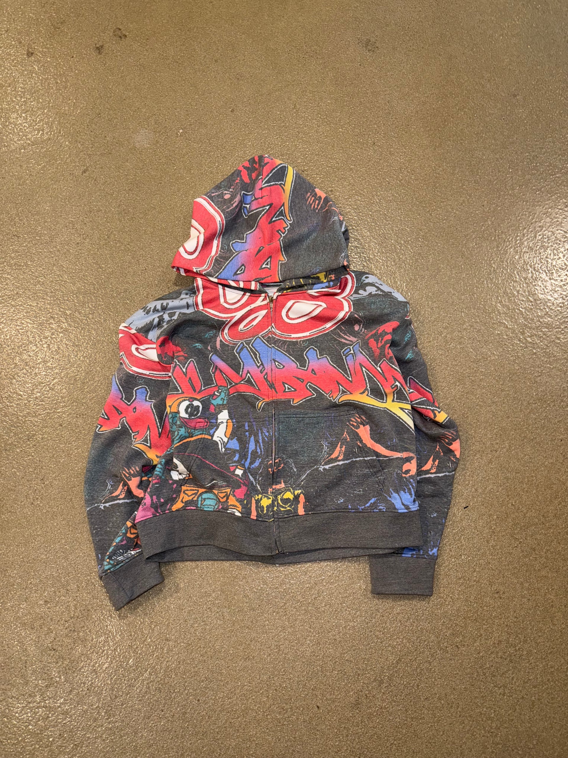Graffiti Zipup (Grey)