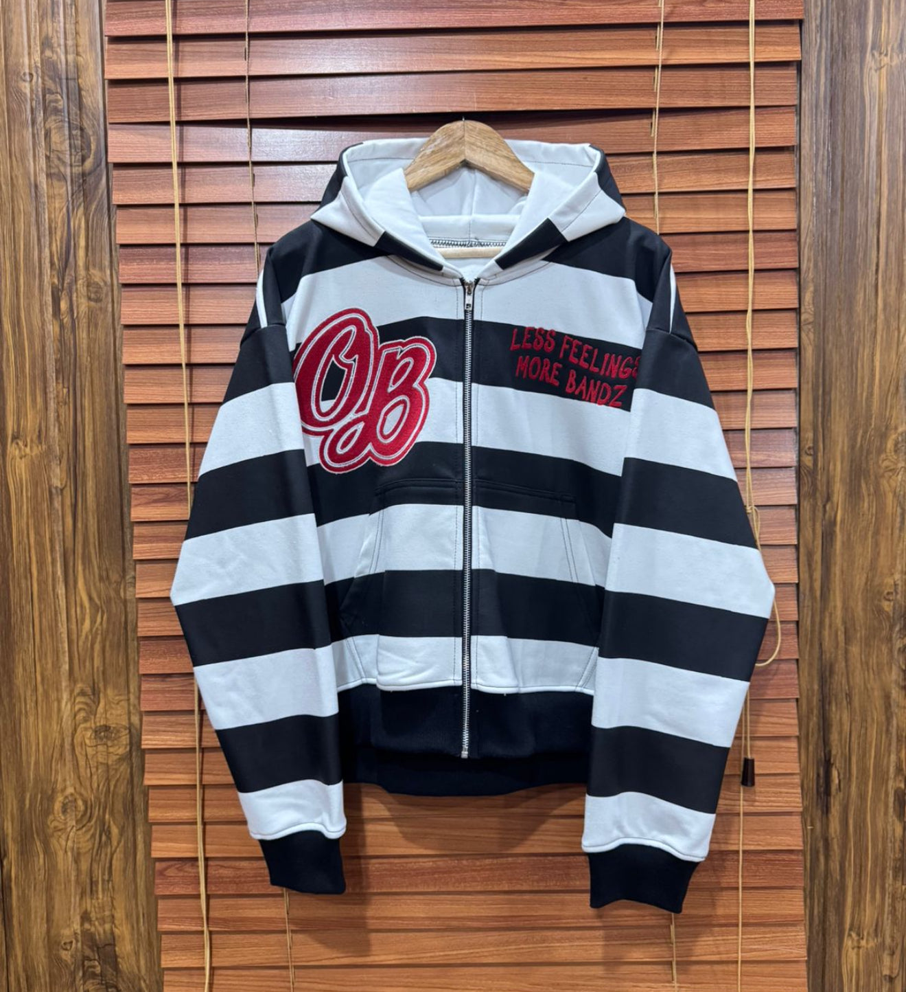 OB PRISON BREAK ZIPUP(RED)