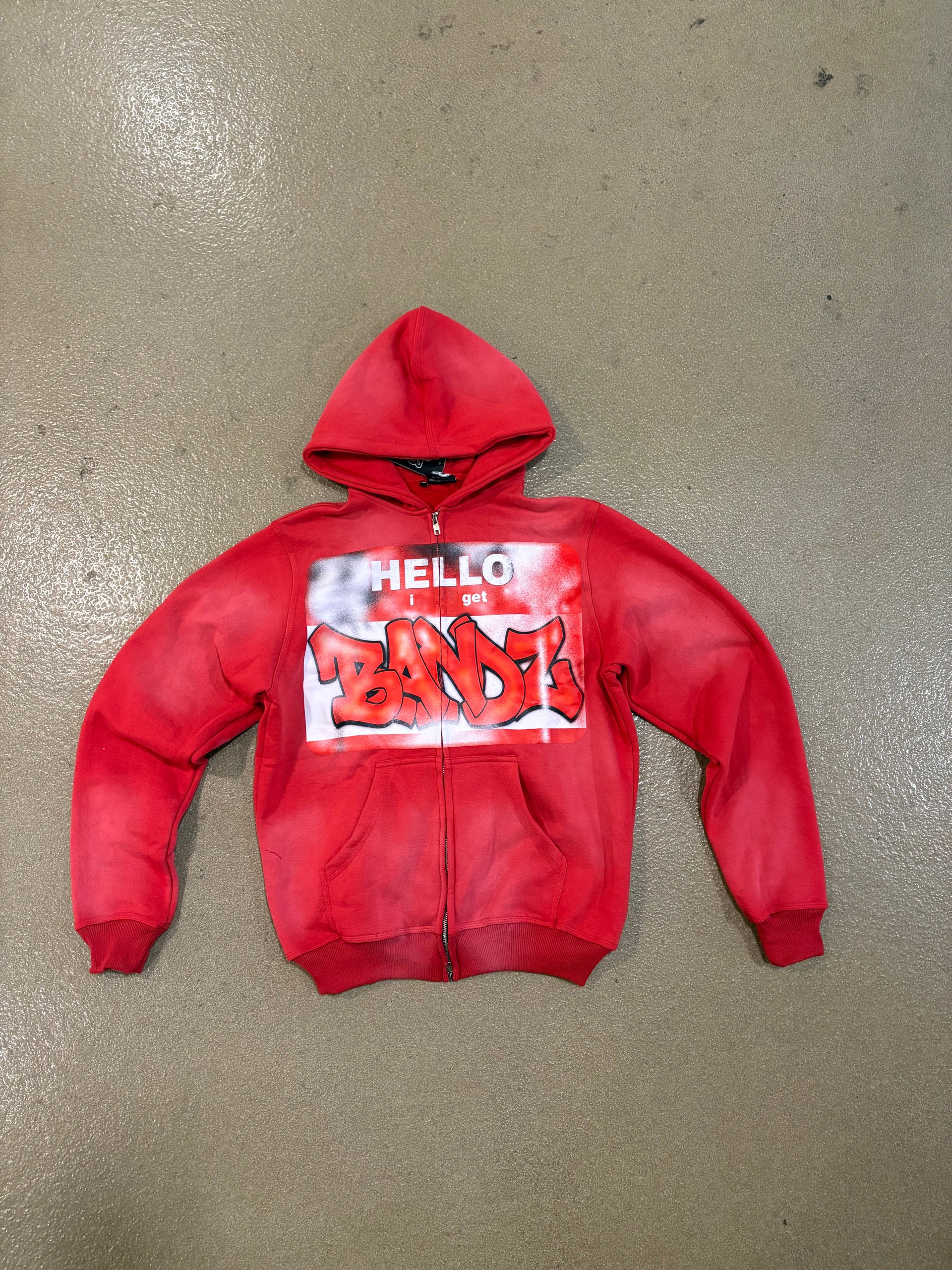 OB NAME-TAG ZIPUP (RED)