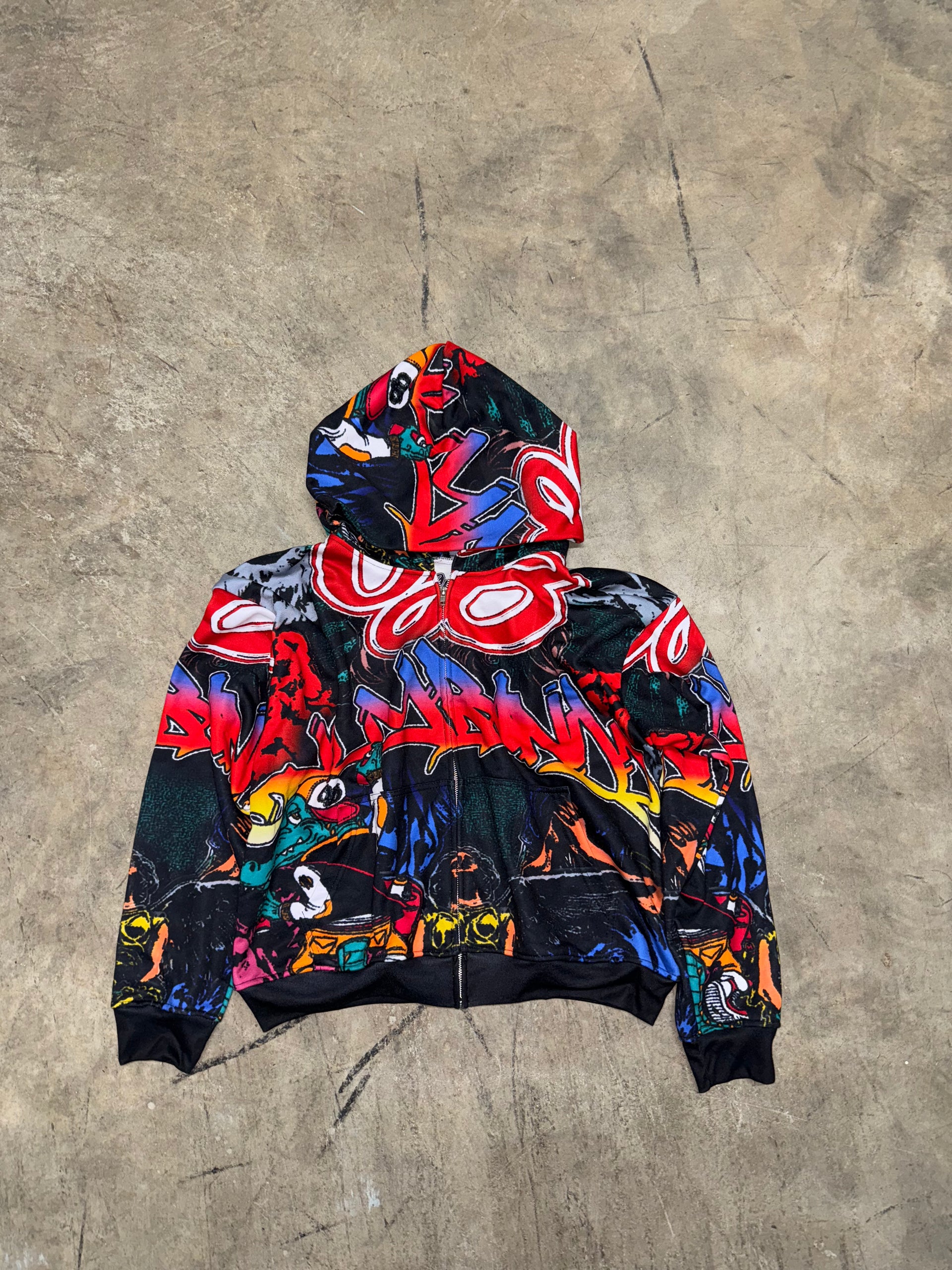 Graffiti Zipup (Black)